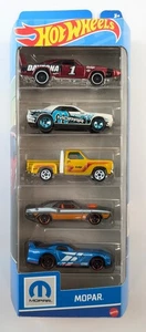 Hot Wheels MOPAR 5-Pack – 2023 Dodge Charger Daytona Viper HEMI Truck Sealed Set - Picture 1 of 2