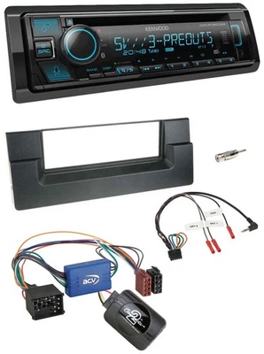 Kenwood Bluetooth USB CD Lenkrad DAB Autoradio für BMW 5er E39 1996-2004 Aktivsy - Bild 1 von 4