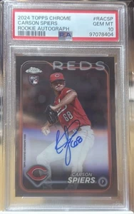 2024 Topps Chrome Rookie Autographs#RA-CSP Carson Spiers - Picture 1 of 3