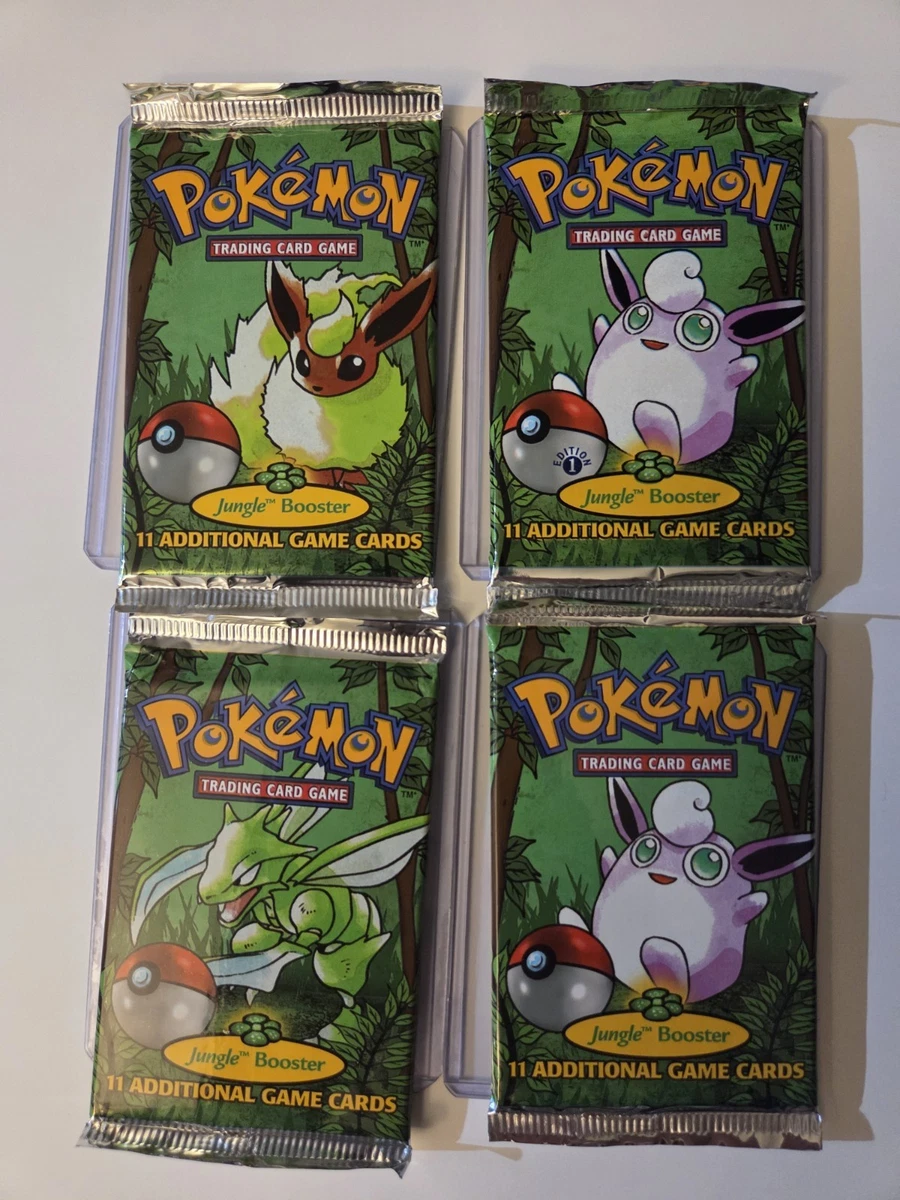 ポケモンカード　英語版　jungle 未開封　3パックセット Wizards of the Coast Pokémon TCG Jungle Sealed Collectible Card