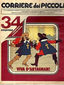 CORRIERE DEI PICCOLI n° 19 del 1978 (con Dartagnan, Pimpa,..) con INSERTO - Foto 1 di 1
