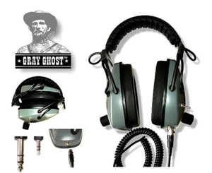 GRAY GHOST NDT HEADPHONES METAL DETECTING - Picture 1 of 1