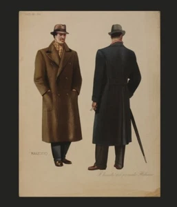 Modeplakat Herren Marzotto - Jahre '30 - Herbst/Winter 1937-38 - Bild 1 von 1