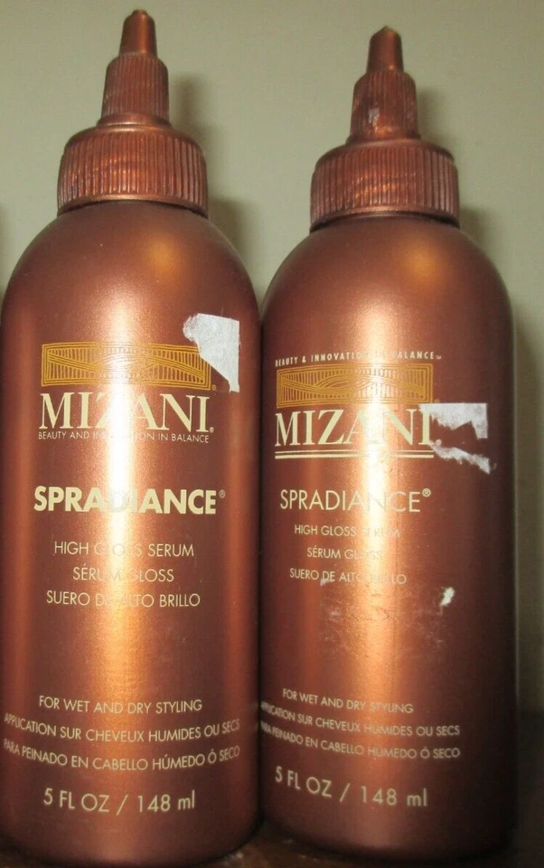 2x Mizani Spradiance High Gloss Serum Wet and Dry Hair Styling 5 oz - Image 1 of 1