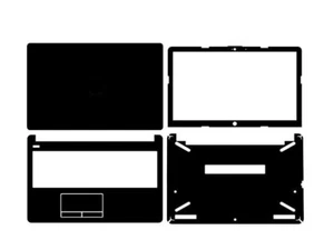 KH Laptop Carbon fiber Sticker Skin Cover Protector for HP 15g-bx002AX 15.6" - Picture 1 of 29