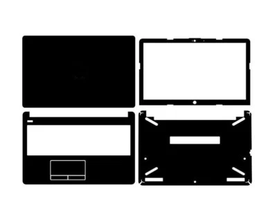 KH Laptop Carbon fiber Sticker Skin Cover Protector for HP 15g-bx002AX 15.6" - Image 1 of 4