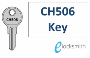 CH506 Key Fits Tool Box, Paddle, Whale Tail Lock Caravan storage + others   - Picture 1 of 3