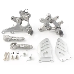 Juego de estriberas traseras reposapiés para Suzuki GSXR 1000 2005-2008 aleación de aluminio - Imagen 1 de 7