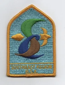 Boy Scout Southeast Region Patch, Vintage Cloth Backing, Mint - Picture 1 of 2