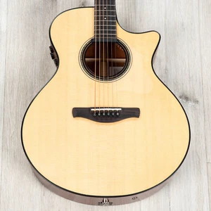 Ibanez AE410 AE Acoustic-Electric Guitar, Macassar Ebony, Solid Sitka Spruce Top - Picture 1 of 12