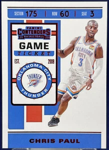 Panini Contenders 2019-20 CHRIS PAUL OKLAHOMA CITY THUNDER RED FOIL Parallel  - Bild 1 von 2