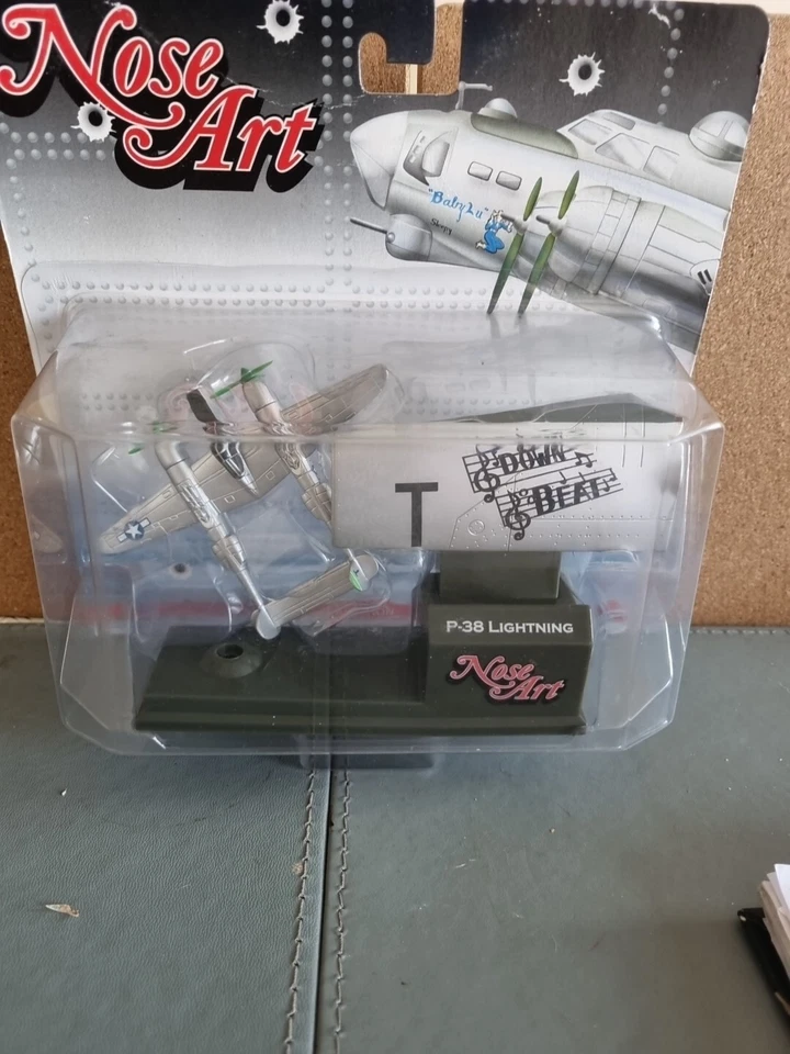 Corgi~Nose Art~P-38 Lightning with Nose Art - Down Beat ~ CS90366~New - Image 1 of 1