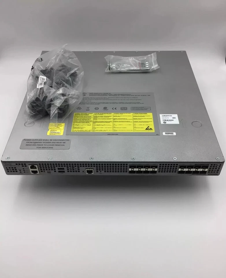 Cisco ASR1001-HX Router System, 8x10GE+8x1GE, 2x AC P/S - Image 1 of 1