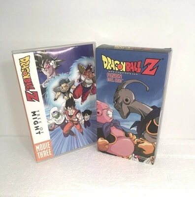 Dragonball Z Tree Of Might & Lord Slug DVD Movie Set & Fusion Evil Buu VHS Tape - Image 1 of 4