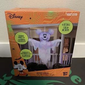Hanging Mickey Mouse Ghost Airblown Halloween Inflatable 4 Ft Tall Disney Gemmy - Picture 1 of 5