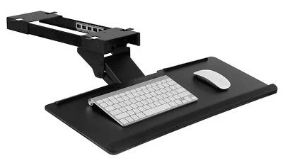Mount-It! Under Desk Computer Keyboard and Mouse Tray with Gel Wrist Pad - Image 1 of 4