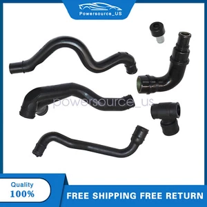 PCV Crankcase Vent Valve & Breather hose kit for Audi A4 Quattro VW Passat New - Picture 1 of 10