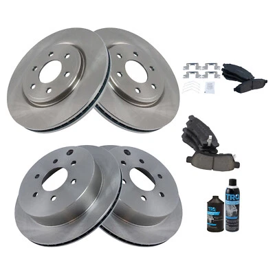 Комплект переднего и заднего дисковых тормозов для Nissan Xterra Suzuki Equator 2005-2015 - Изображение 1 из 4