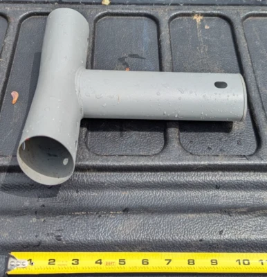Gray Bestway/Coleman Power Steel Pool T-Joint Leg and Top Rail Connector - Image 1 of 4