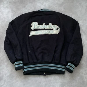 Vintage 90s Berkeley Girls Soccer Varsity Jacket Size 42 University California  - Picture 1 of 17
