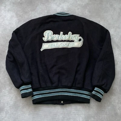 Vintage 90s Berkeley Girls Soccer Varsity Jacket Size 42 University California  - Image 1 of 4