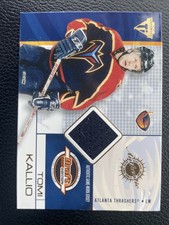 2002-03 Pacific Private Stock Titanium #6 Tomi Kallio Game Used Jersey