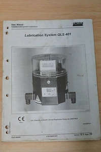 Lincoln User Manual Lubrication System QLS 401 - Picture 1 of 6