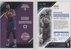 2015-16 Panini Totally Certified Mirror Purple /50 Andre Drummond #58