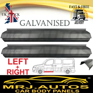 PARA FIAT DOBLO 2001-2010 DEBAJO DEL UMBRAL DE LA PUERTA DELANTERA REPARACIÓN PANEL LATERAL PAR - Imagen 1 de 6