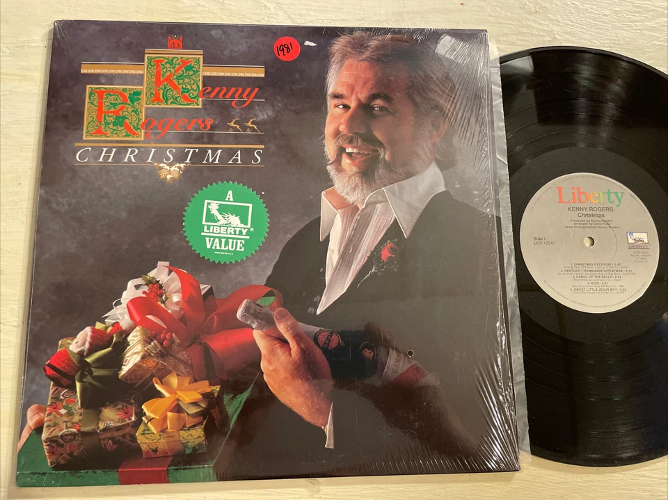 Kenny Rogers Christmas LP Liberty Holiday + Shrink M-!!!! Foto 1 de 4