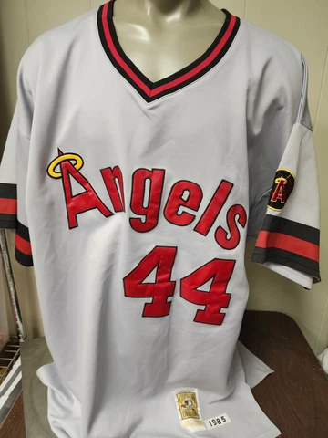 Mitchell & Ness Reggie Jackson California Angels Stitched 1985 Jersey Size 56 Cover