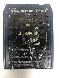 CROSBY STILLS NASH AND YOUNG - Deja Vu- 8 Track Cassette Tape CSN - Bild 1 von 3