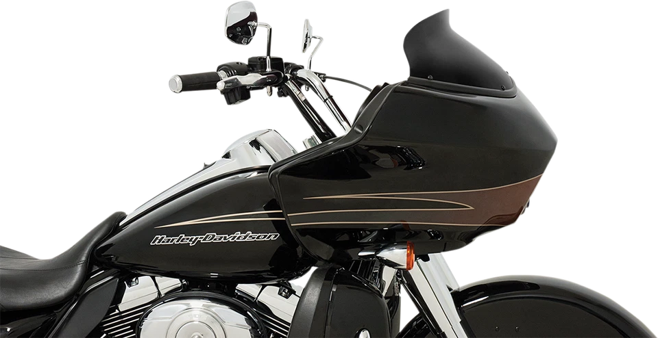 Memphis Shades 5.5" Alerón Negro Parabrisas OE Harley 98-13 Touring Road Glide Foto 1 de 1