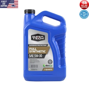 5QT Full Synthetic Motor Oil SAE 5W-30 API SP ILSAC GF-6A High Performance Jug - Picture 1 of 6