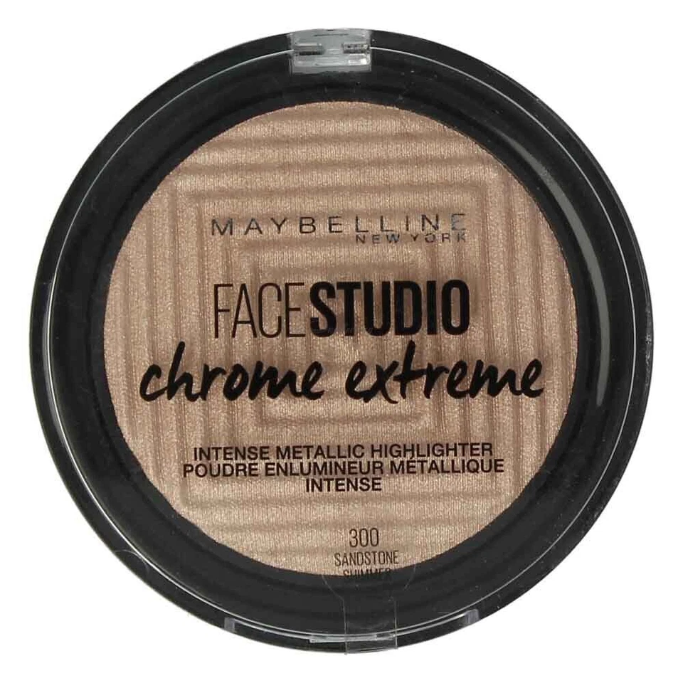 Maybelline Hightlighter Face Studio Chrome Extreme 300 Sandstone Shimmer 6 g - Bild 1 von 1