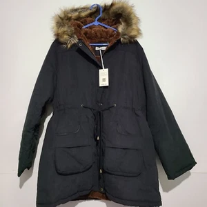 Grace Karin Women's Winter Hooded Parka Size Extra Large. - Picture 1 of 15