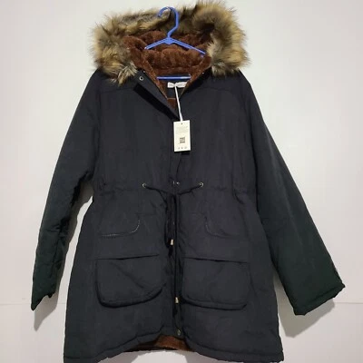 Grace Karin Women's Winter Hooded Parka Size Extra Large. - Image 1 of 4