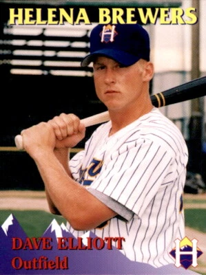 1995 Helena Brewers Team Issue 5 Dave Elliott Escanaba Michigan MI Baseball Card - Image 1 of 2