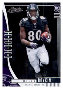 2019 Absolute Foil Miles Boykin Rookie RC NFL Insert Ravens #129 - Picture 1 of 2