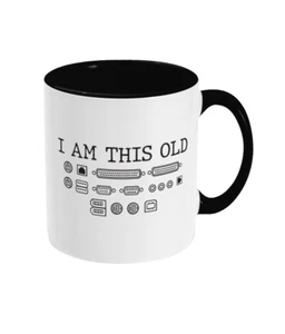I am this old - 11oz ceramic mug - age - birthday - gift - geek - nerd - gamer - Picture 1 of 3