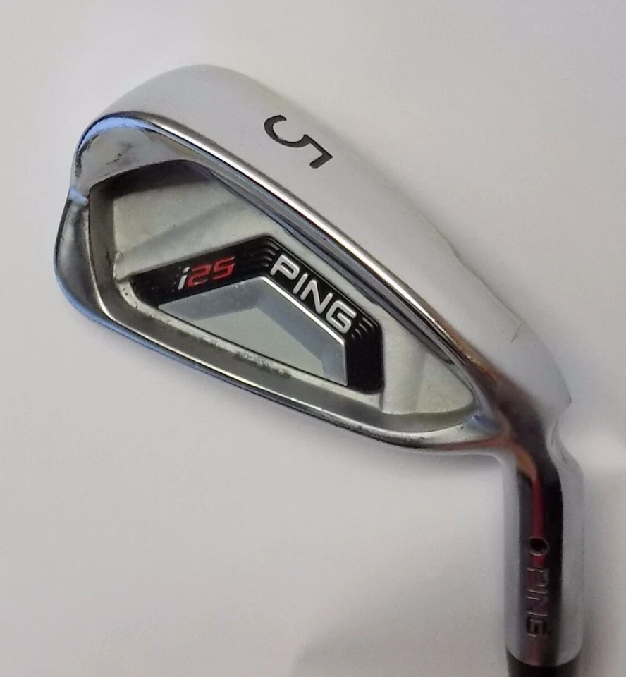 Polished Ping i25 Black Dot 5 Iron CFS X Steel Shafts Golf Pride Grip - Image 1 of 1