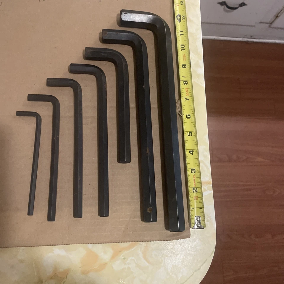Jumbo Allen Wrench 7 piece Set made In USA  7/16 - 3/4 - Image 1 of 1