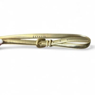 Cinturón dorado fino Express vintage Foto 1 de 4