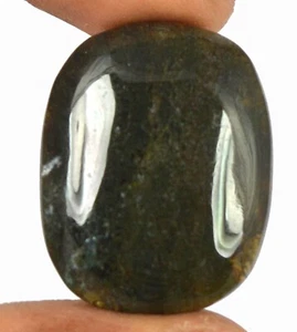 Mexikanisches Kissen Moos Achat 38,95 ct/28 mm Naturedelstein zertifiziert S8450 eBay - Bild 1 von 4