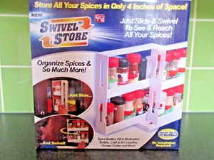 JML SWIVEL STORE SPICE RACK/ ORGANIZER YEAR 2011 UNUSED - Picture 1 of 7