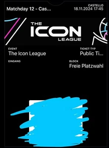 Tickets The Icon League (Matchday 12) - Bild 1 von 2