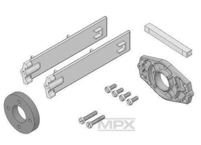 Multiplex / Hitec RC Support De Moteur Incl. Vis AcroMaster/Mentor Etc. / 332686 - Photo 1/2