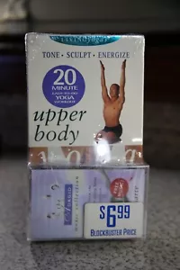 Living Yoga's Upper Body Yoga (1999, VHS) Factory Sealed with Audio Cassette - Picture 1 of 21
