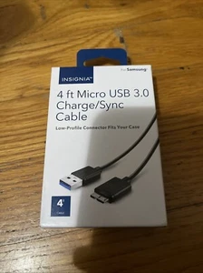 4ft Micro USB 3.0 Charge/Sync Cable - Picture 1 of 2