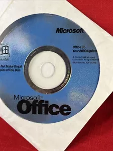 Microsoft office 95 Year 2000 Update Operating System Y2K UPDATE CD - Picture 1 of 3